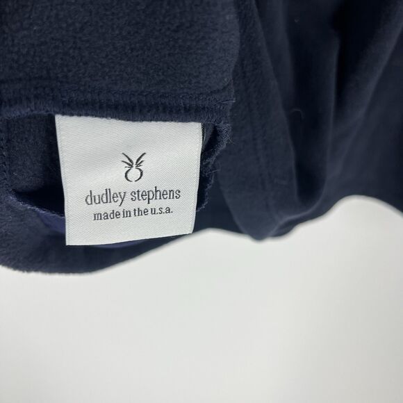 Dudley Stephens Shirt Size Large Navy Cobble Hill Turtleneck Fleece Tunic Top - Picture 8 of 9